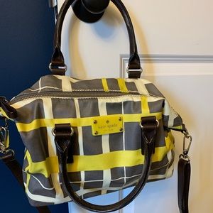 Kate Spade Plaid Crossbody Satchel